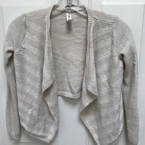 🤩Girls sweater shrug worn to formal.